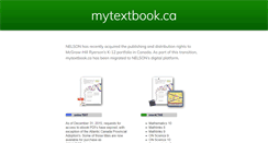 Desktop Screenshot of mytextbook.ca